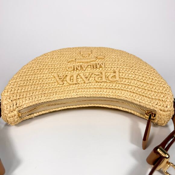 Prada Crochet Arqué Shoulder Bag - Picture 7 of 12